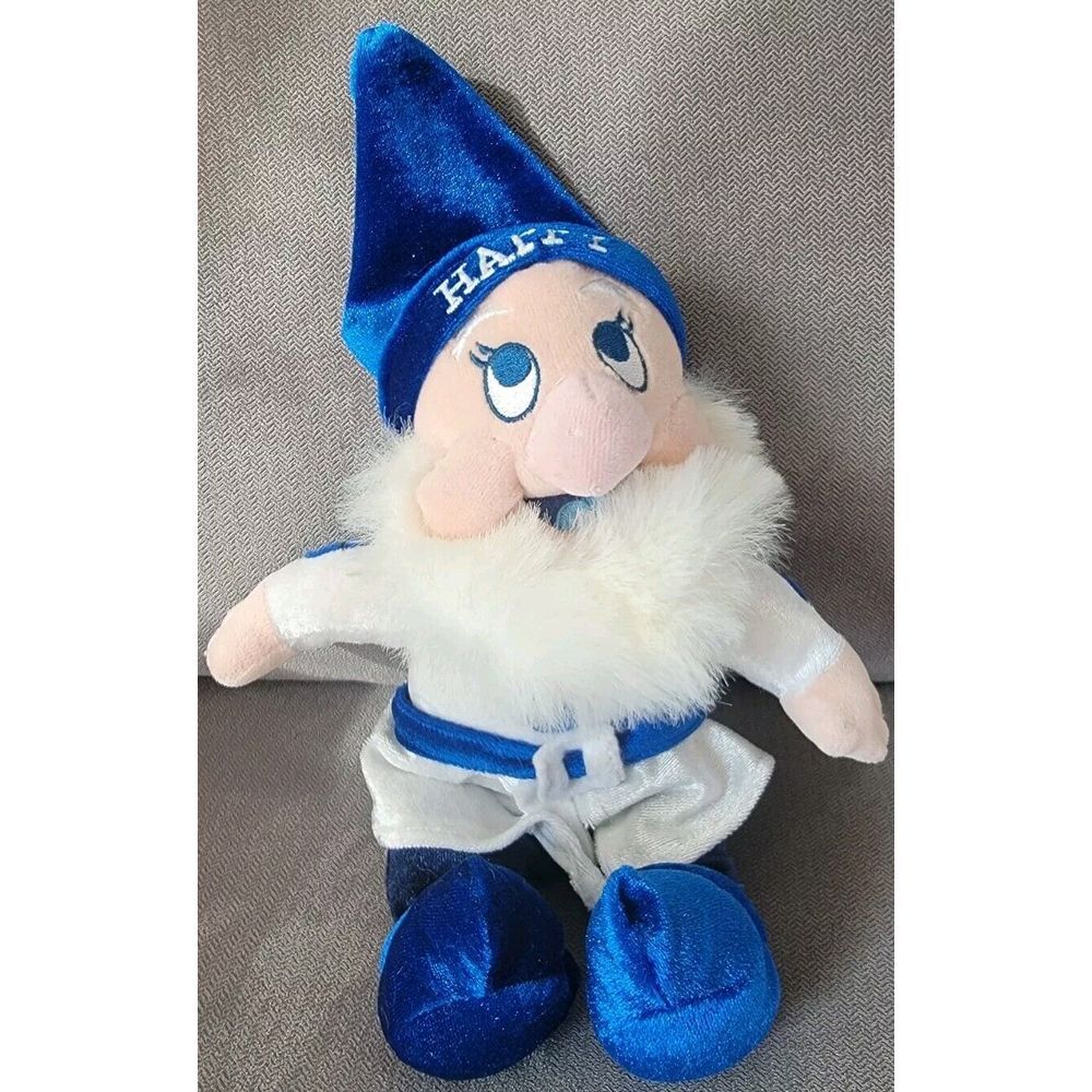 Disney Store Snow White & the Seven Dwarfs Happy‎ 9" Winter Blue Plush Toy